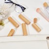 NICENEEDED 4 PCS 5g Bamboo Lipstick Tubes, Refillable DIY Lip