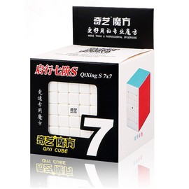 CuberSpeed qiyi qixing s2 7x7 Stickerless Speed Cube QiXing S2 7x7 MoFangGe MFG QiXing S V2 Color Speed Cube