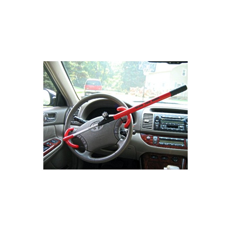 Winner International The Club 3100 Twin Hooks Steering Wheel Lock,