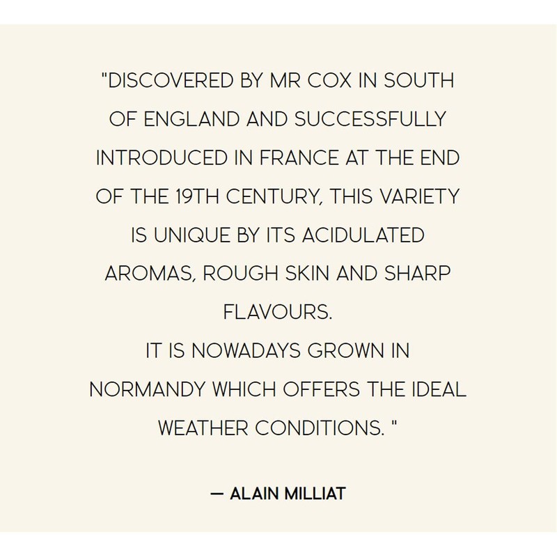 Alain Milliat Cloudy Cox's Apple Juice, 6.8 Fl Oz (Six