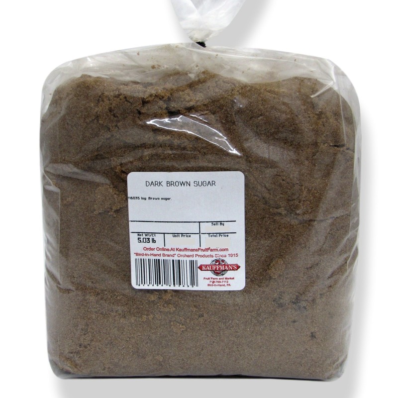 Bulk Old-Fashioned Dark Brown Sugar, 5 Lb. Bag