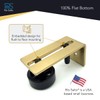 Rio Salto Gold Barn Door Floor Guide 2-Pack Hardware Kit