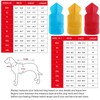 LeerKing Dog Raincoat Poncho with Cotton Lining Leash Hole Waterproof