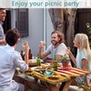 Picnic Table Cover with Bench Covers and Bag, American Flag