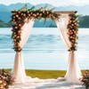 MEKOTRIN Wedding Arch Draping Fabric, 1 Panel 28" x20ft Chiffon