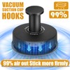 YOHOM Vacuum Suction Cup Hooks Towel Holder Stainless Steel for