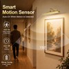 TANBABY Rechargeable Picture Light for Wall, Motion Sensor, Gold, 1