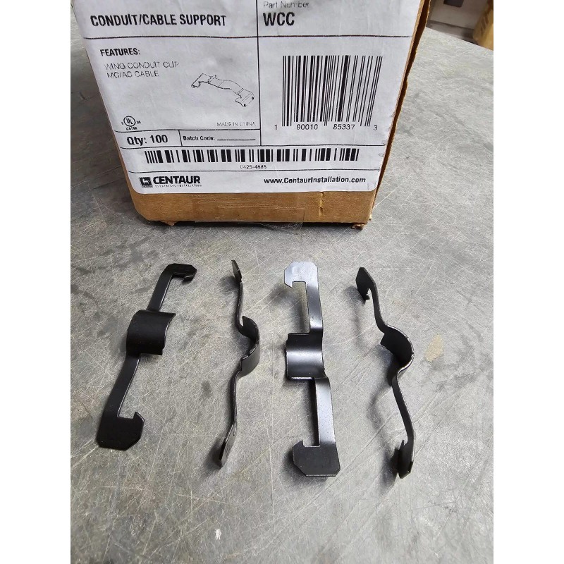 CenTaur 100-Pack Centaur MC AC Black Spring Steel WING Conduit