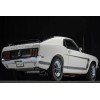 1969 Ford Mustang White Poster 24x36 inch