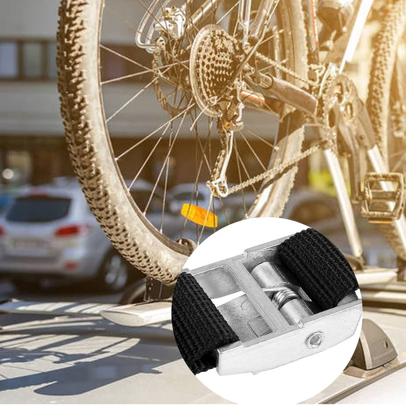 SZXMDKH 11 Pcs Ratchet Straps with Quick Release Cam Bukle