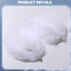 Feather Hair Clip Swan Ostrich Ballet Style Fluffy Plush Hair