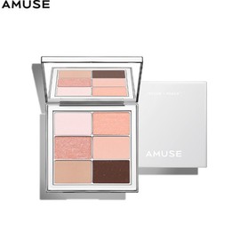 AMUSE Eye Vegan Sheer Palette 1.6g*6ea, Color:02 Sheer Pink