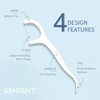 GENKENT Floss Picks, 200 Count Dental Floss Sticks, Tooth Picks