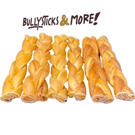 BULLYSTICKS and More - Braided 6" Collagen Sticks (8 Count)