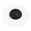 LetusZhogo Pizza Wall Clock 15 Inch Battery Operated Non Ticking