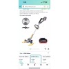 Patiox Cordless Week Wacker With 4.0 Ah Battery