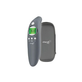 Cherub Baby 4‑in‑1 Infrared Ear & Forehead Thermometer – Fast 1‑Second Readings - Non‑Contact Fever Indicator, Memory Recall, Hygienic No‑Probe Design - Hospital‑Grade & Award‑Winning