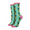 Socksmith Women's Pineapple Socks, Wintergreen