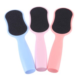 Healeved 3pcs Foot Exfoliating Tool Double Sided Foot File Callus Remover Scraper for Home Use Plastic Care Tool
