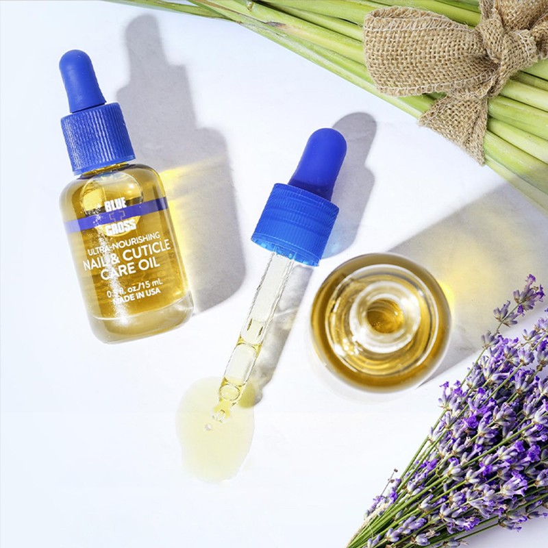 Blue Cross Cuticle Oil Nail Nutrient Care Oil 0.5oz 15ml