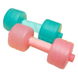 Eeneme 2 Adjustable Water Dumbbells Water Filled Dumbbell Portable Travel Dumbbells Women Men Fitness Hand Arm Training Equipment