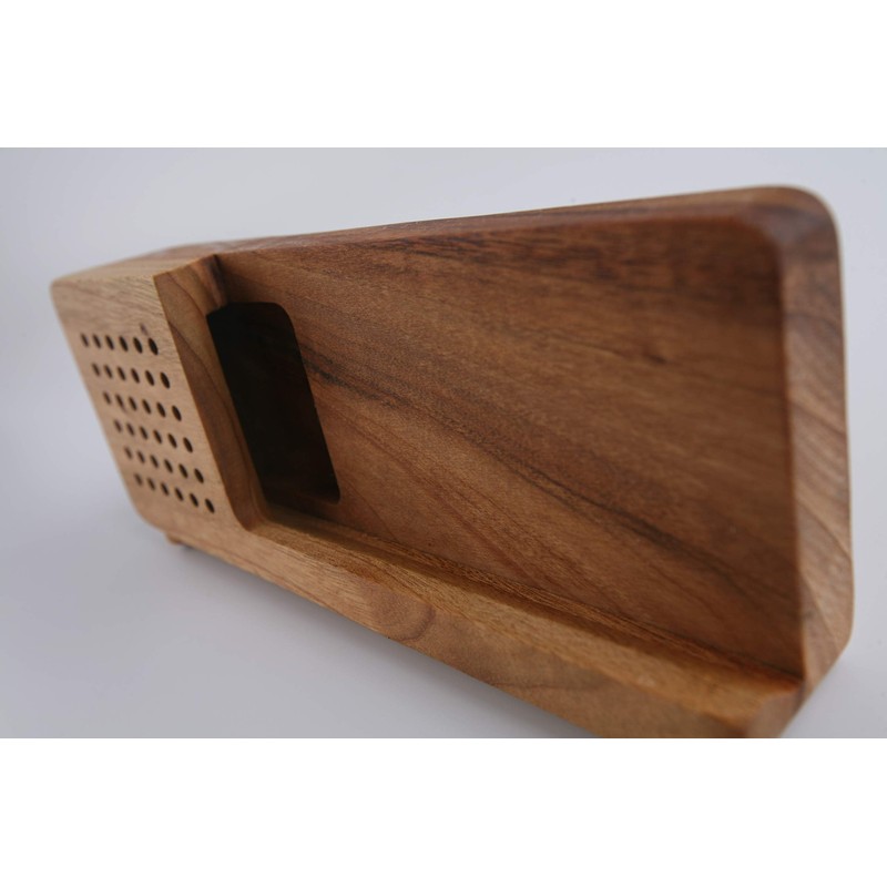 Boumbi Scented Camphor Wood Speaker Stand No Power Required (Modern