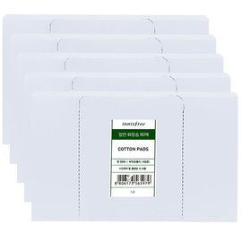 Innisfree regular cotton pads (80 sheets x 5) / 이니스프리 일반 화장솜 (80매입x5개)
