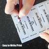 TamperSeals Group - 100pcs Custom 1” x 3.35” Write-on Tamper