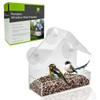 Perspex Window Bird Feeder with Strong Suction Cups – Transparent