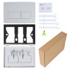 Toilet Flush Plate Kits, Toilet Dual Flush Button Replacement, White