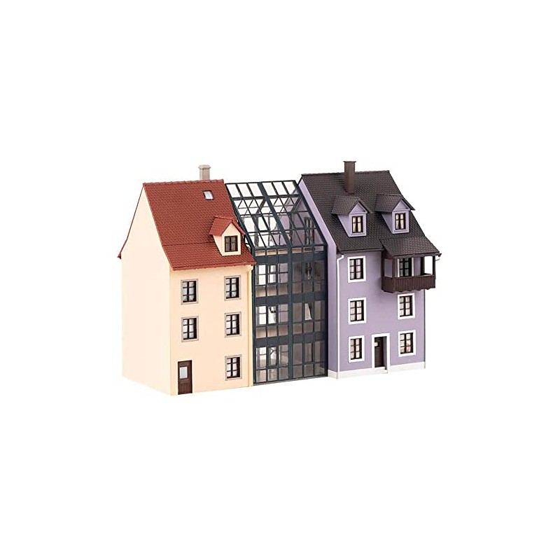 Faller FA130707 Small Town House Row, Multi-Colour, One Size