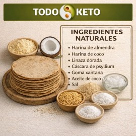 Tortillas De Almendra Keto Low Carb                                                                                                                   