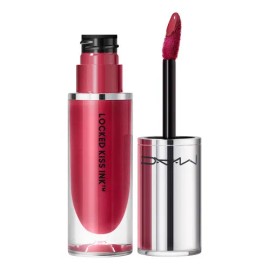Mac Labial Líquido Locked Kiss Ink Color Coral Oscuro