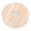 Wood Light Display Base 360 Degree Rotation Beech Grain Colorful