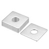 sourcing map Square Washer, 5pcs M16x50x50x2mm 304 Stainless Steel Square
