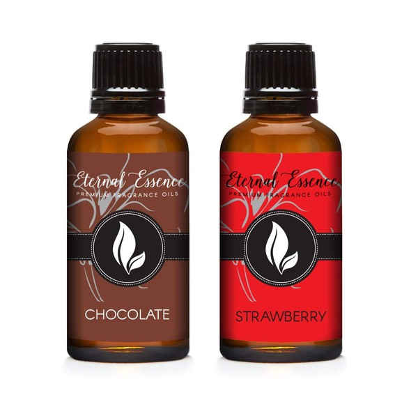 30ML - Pair (2) - Chocolate & Strawberry - Premium Fragrance Oil Pair - 30ML