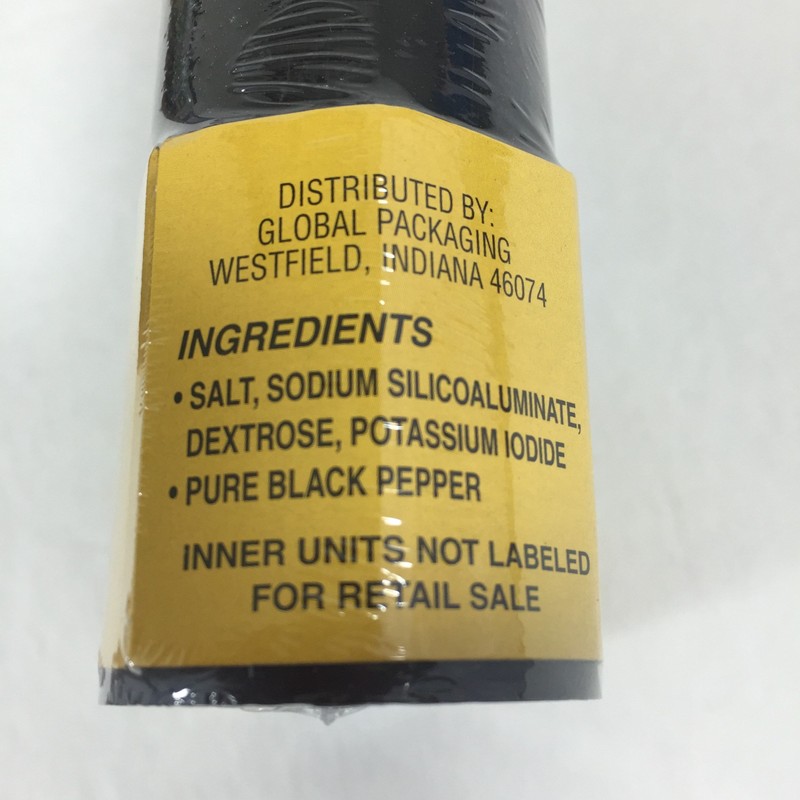 Iodized Salt & Pepper Set