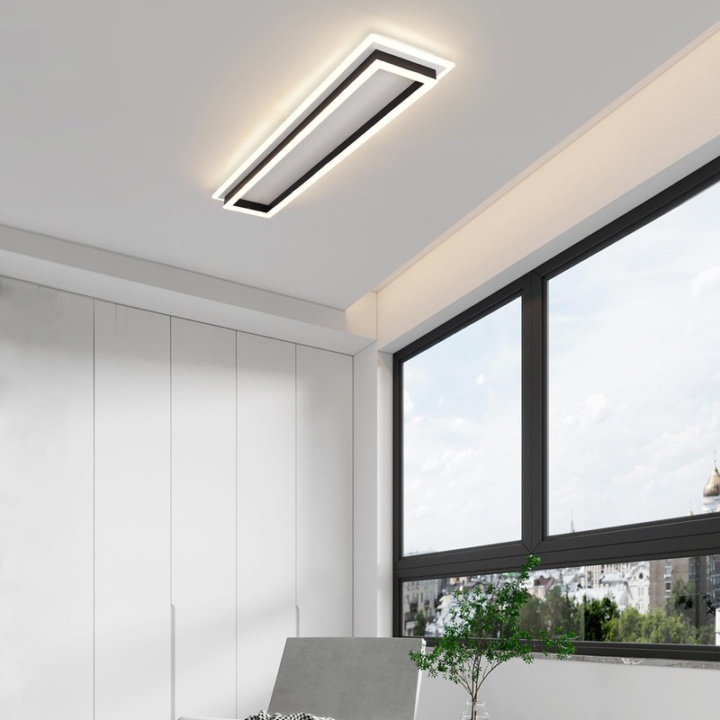 Vloitgol Dimmable Led Ceiling Light with Remote Control 31.5in Modern