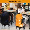 Backpack Trolley with Edge Guard 6-Wheels Rolling Dolly Cart for