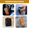 GARZINI Leather Key Organiser, Car Key Ring with Key Ring,