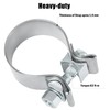 Vitonsbay 2.75 Inch Exhaust Clamp,2 3/4 Narrow Exhaust Band Clamp