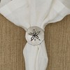Split P Sand Dollar Napkin Ring Set of 4