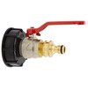 VARIOSAN IBC Ball Valve with Plug-In System 16195, 3/4 Inch,