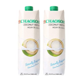 Chaokoh Agua de Coco - Coconut Water (2 Pack, Total of 67.6fl.oz)