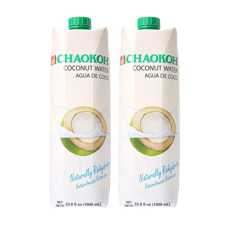 Chaokoh Agua de Coco - Coconut Water (2 Pack, Total