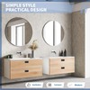 Thatyro 3 Packs 2.9" Invisible Drawer Flush Pull Handle with