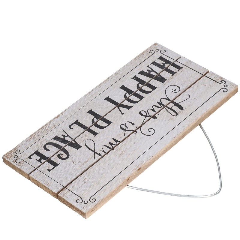 Decorative Wooden Sign Novel Waterproof Table Sign Hanging Decoration with