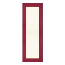 Roumelie Orientale Timeless Runner with Gold Embroidered, 59 x 20 inches - Handcrafted Dinner Table Runner - Machine Washable (Burgundy)