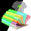 Glow in The Dark Heat Transfer Vinyl, HTV Iron On