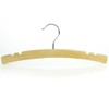 Hangerworld 10 Childrens 30cm Wooden Crescent Shaped Coat Clothes Hangers